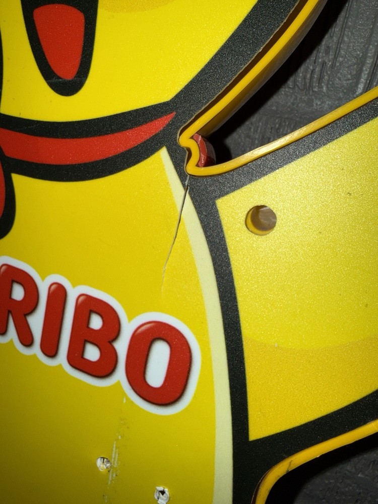 Haribo Gummy Bear 27” Plastic Display Sign