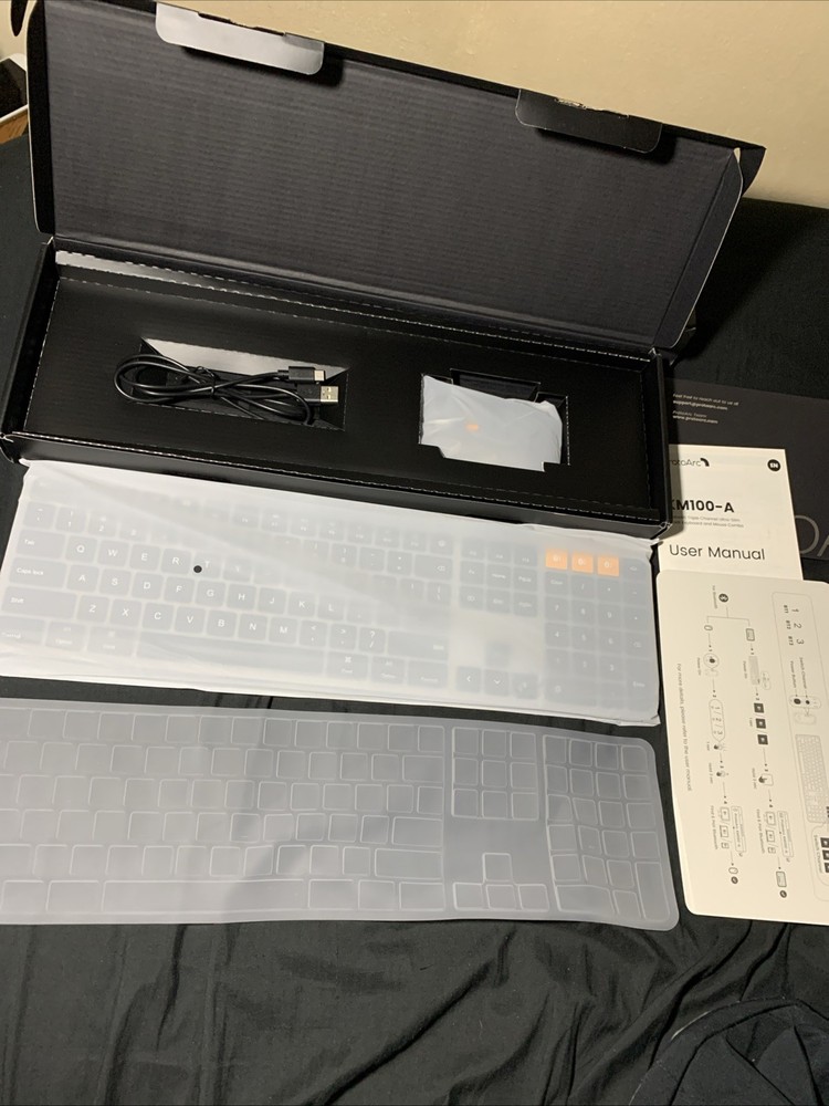 ProtoArc KM100-A Backlit Bluetooth Keyboard and Mouse Combo for Mac