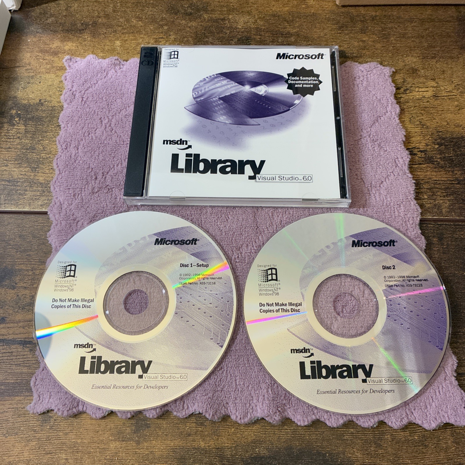 Microsoft Visual Studio 6.0 Enterprise Edition 628-00404 Retail Box Complete CIB