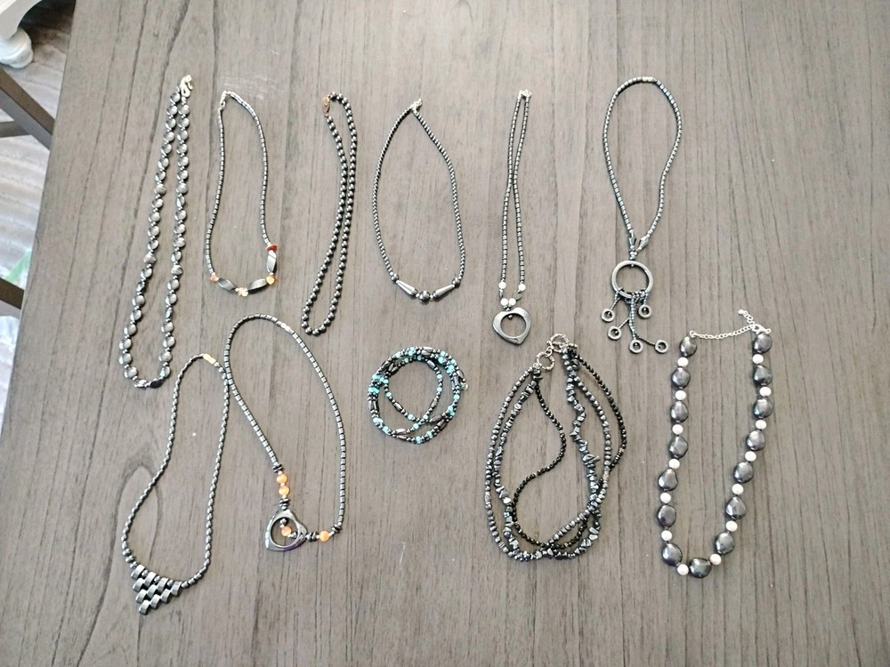 Hematite Jewelry Lot