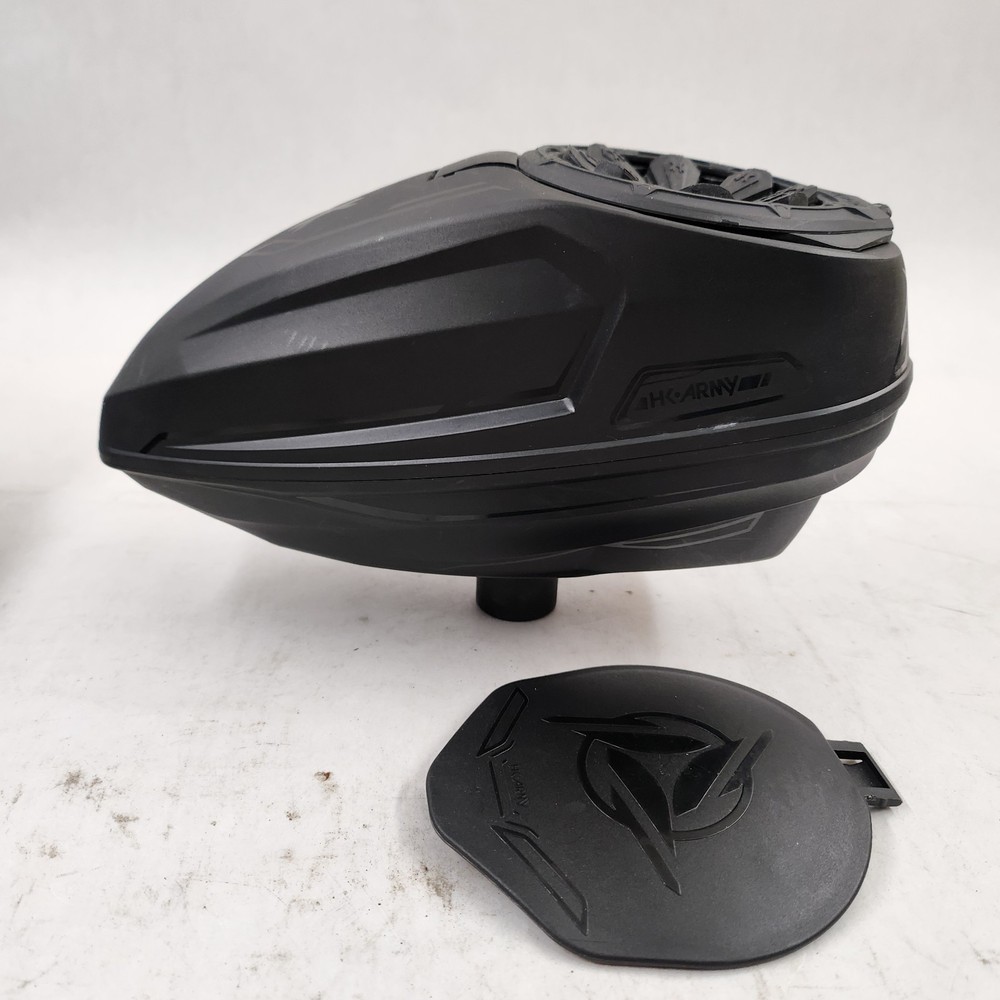 Hk Army Sonic Paintball Hopper Loader With Speedfeed Rain Lid Tested Working