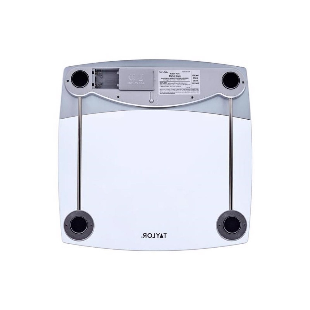 Taylor 440 lb Digital Bathroom Scale Clear