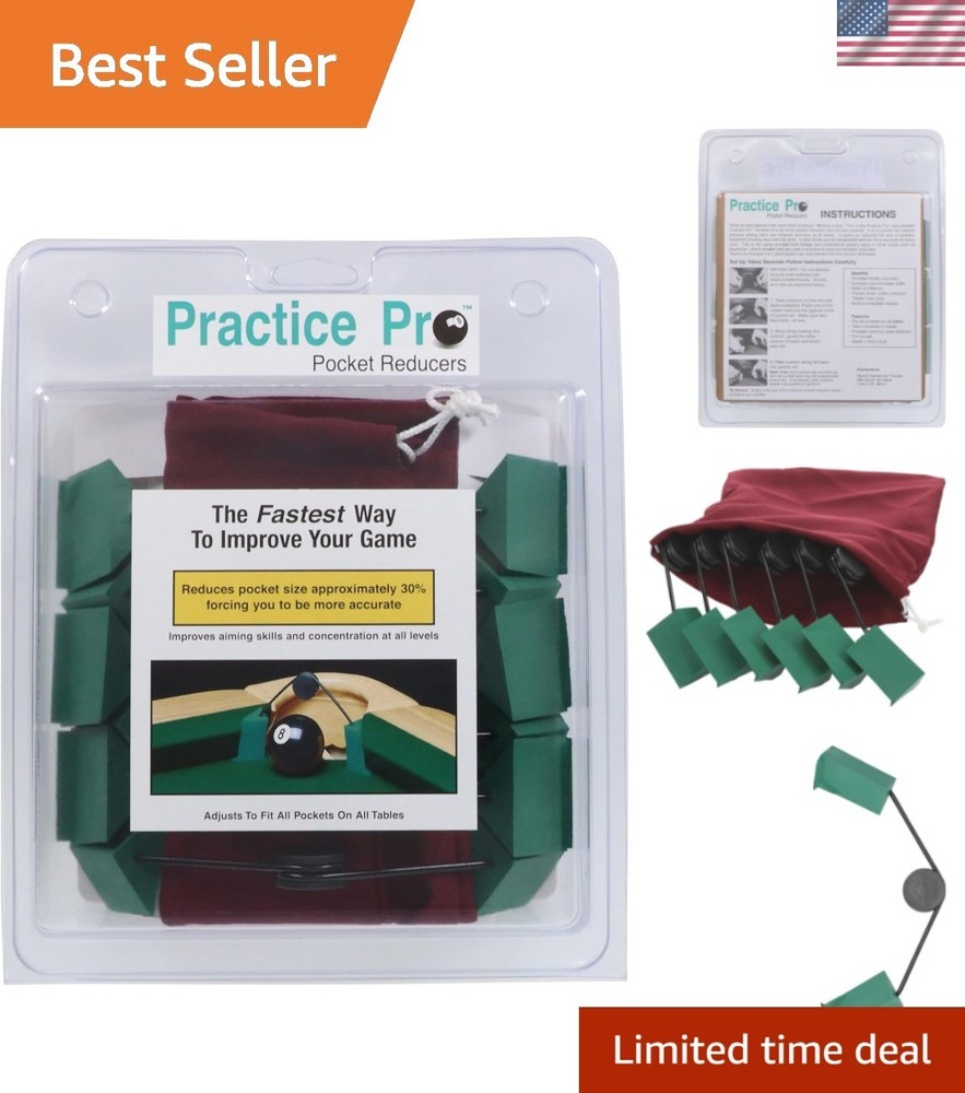 Professional Billiards Pocket Reducers - Build Confidence & Improve Precision