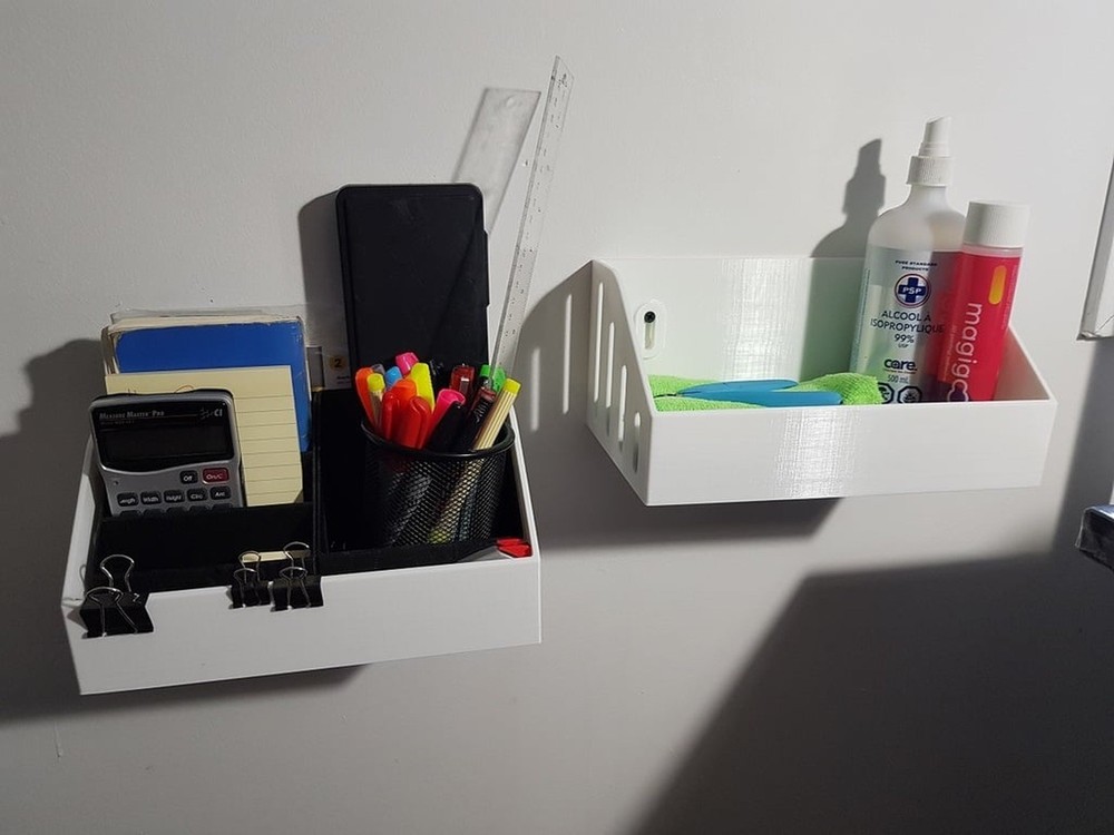 Wall Mount Organizer for Workshop Tools & Supplies - Desk Organization Storage S