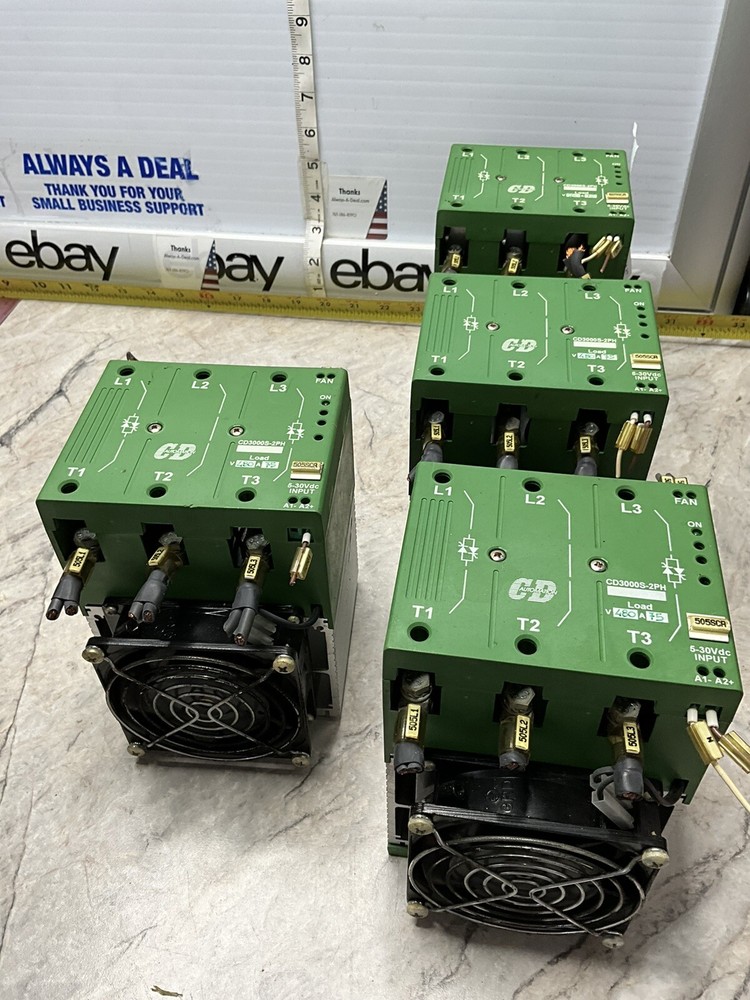 Mesa Electronic CD3000S-2PH Thyristor CD AUTOMATION USED TESTED 5-30 VDC Input