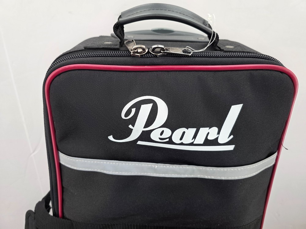Pearl Educational Snare & Bell Kit w/ Rolling Case Percussion Set Great Cond