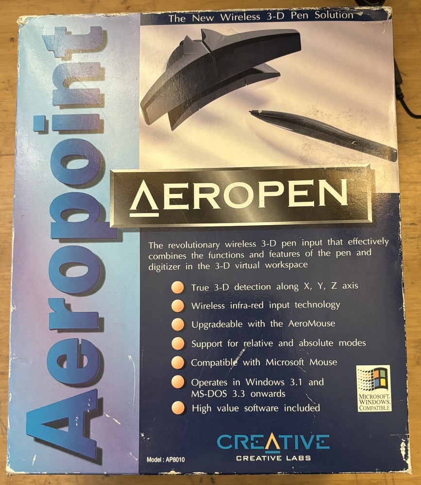 Creative Labs Aeropoint Aeropen For DOS and Windows 3.1