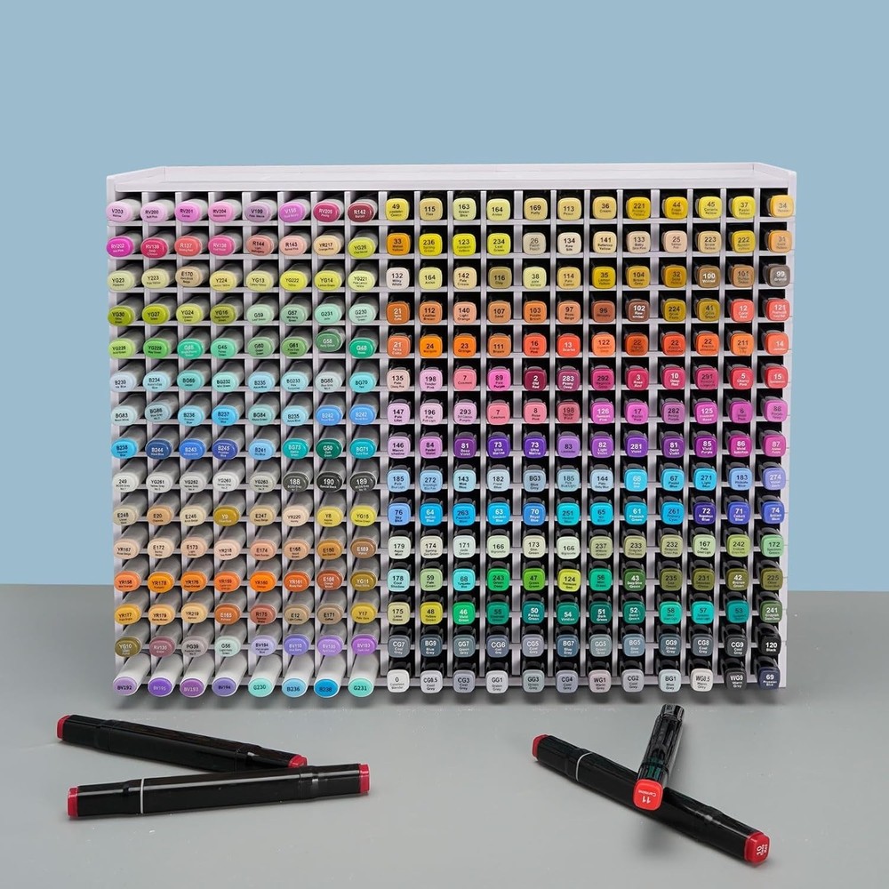 300 Marker Rack Organizer - Easy Assembly, No Tools Required