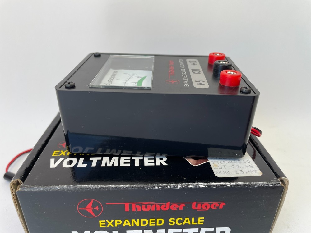 Thunder Tiger RC Expanded Scale Voltmeter – 4.8 V/9.6 V Tester