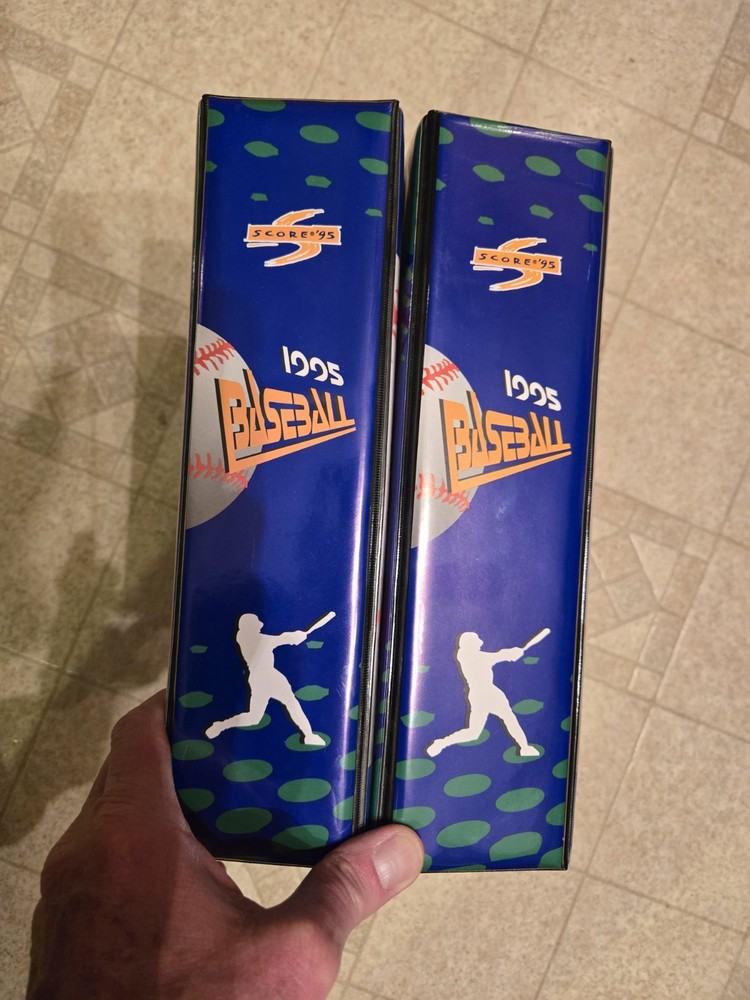 Score 95 (1995) Baseball Card Binders. Empty. (AFIT - 256)