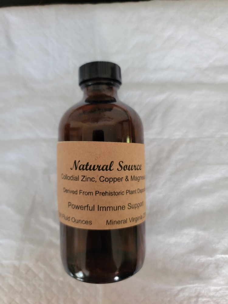 Colloidal Zinc, Copper & Magnesium - Eight Oz Bottle