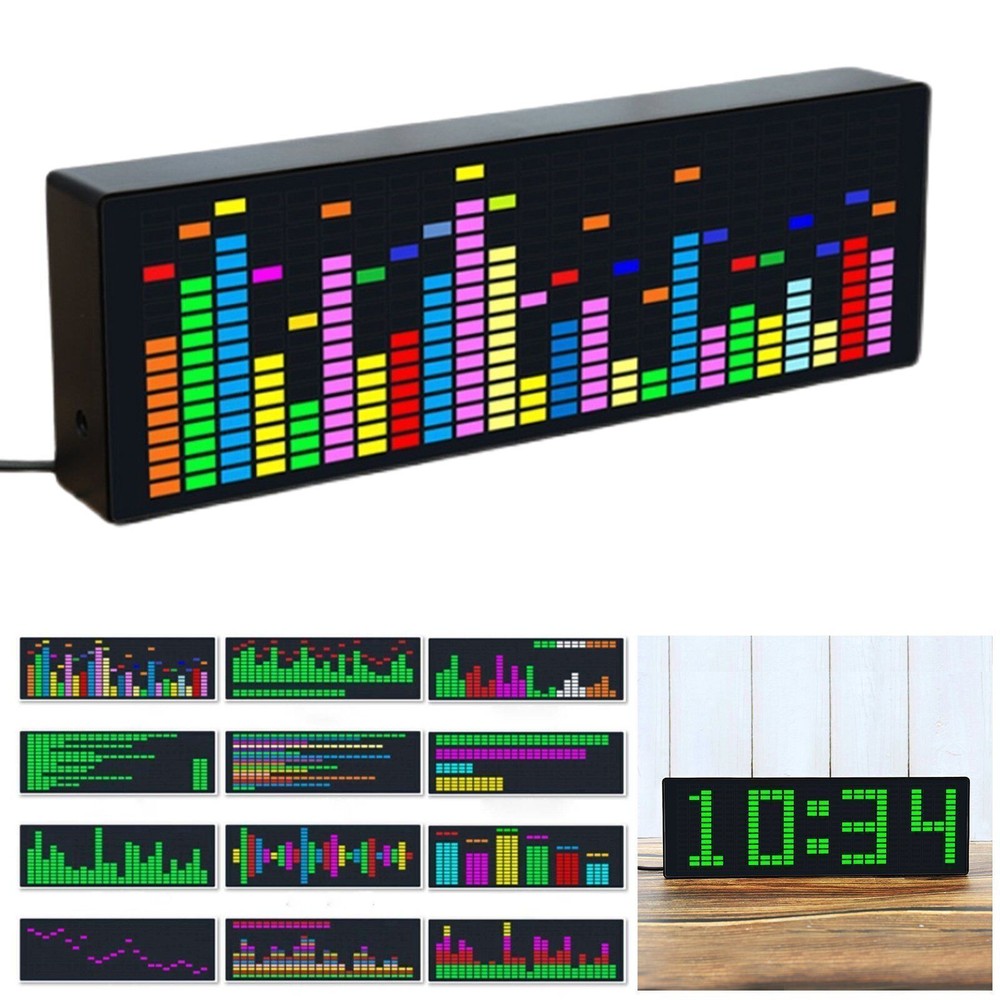 RGB Display Audio Level Amplifier Board VFD Music Spectrum Indicator VU Meter