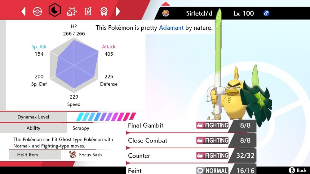 Pokemon Sword and Shield 6iv Shiny Sirfetch’d - FAST DELIVERY!