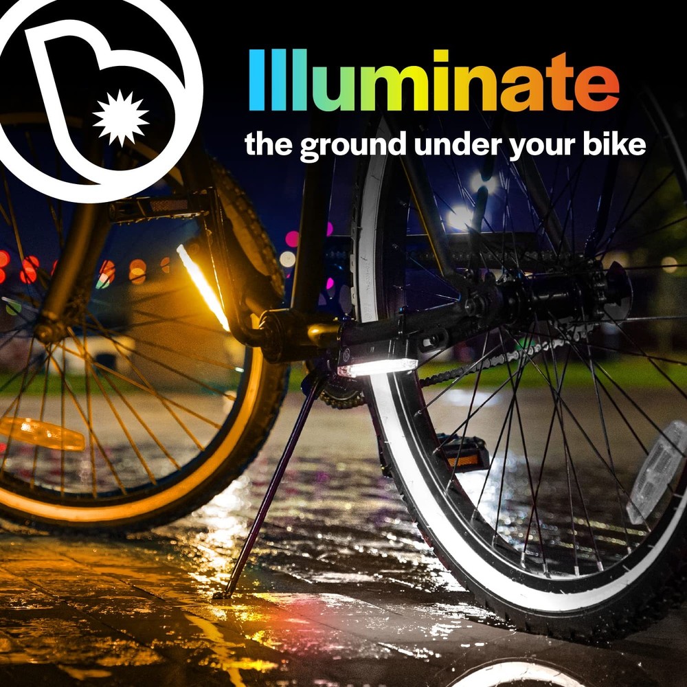 Brightz GoBrightz LED Bike Frame Light, White - Cool Underglow