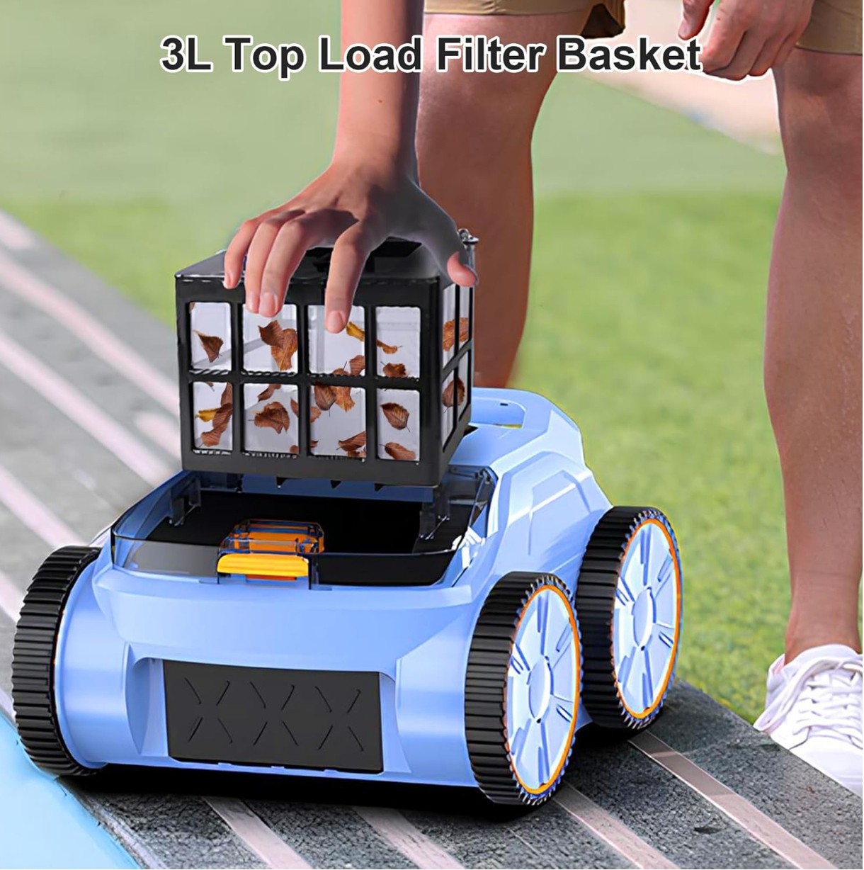 SEAUTO SAT 20 Cordless Robotic Pool Vacuum Cleaner FACTORY TESTED INSPECTED