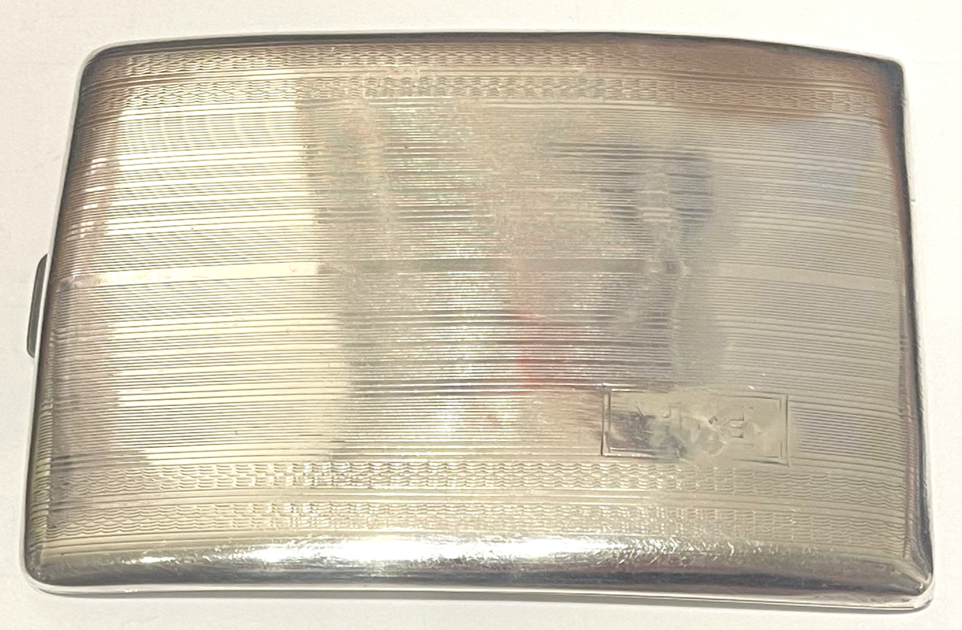 Sterling Silver Cigarette Case ~ 100.1 Grams☚☚☚☚👀