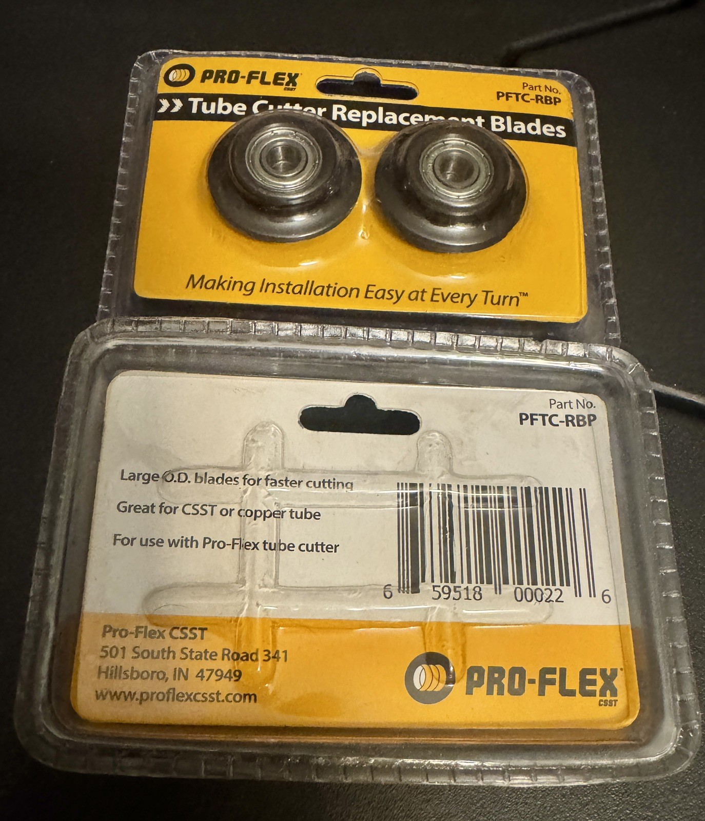 Pro-Flex PFTC-RBP TWO (2) packs Replacement Blades for Tube Cutter