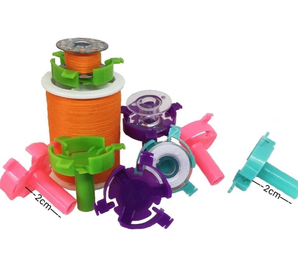 PeavyTailor 20pcs Bobbin Holder Clamp Thread Organizer Sewing Machine #2