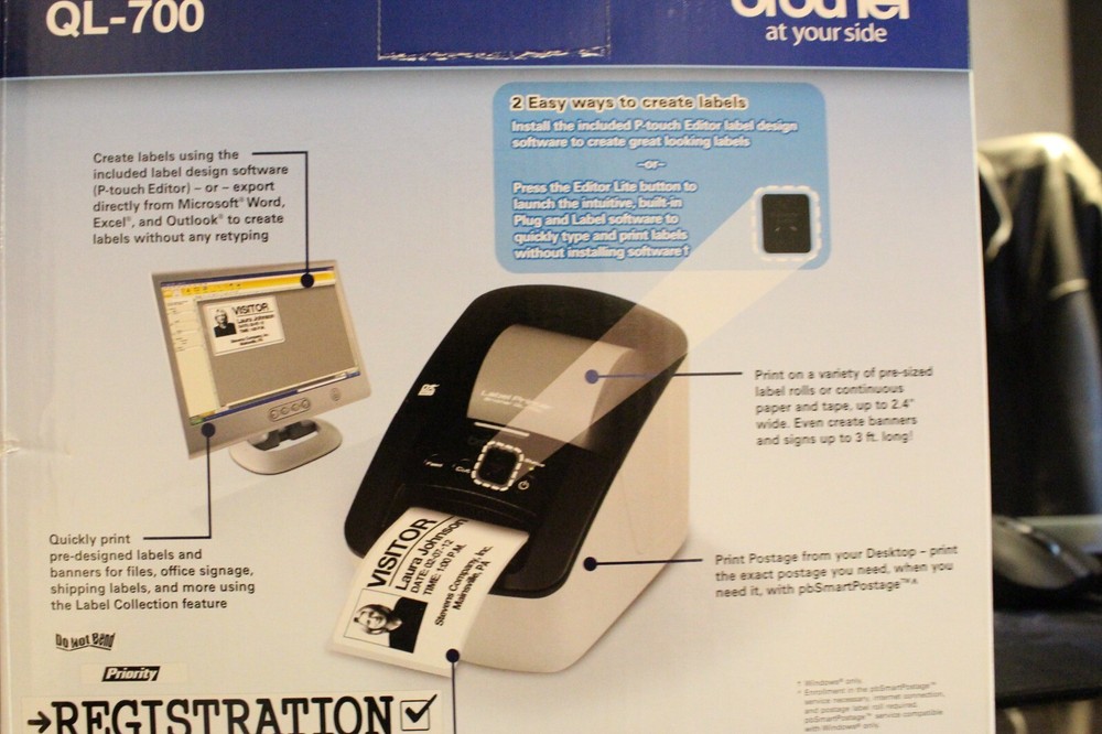 Brother QL-700 Label Thermal Printer