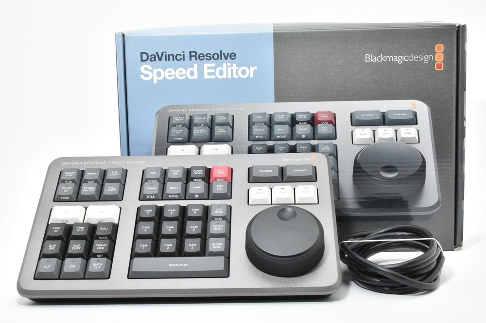 Blackmagic Design DaVinci Resolve Speed Editor Keyboard ONLY NO Software Japan
