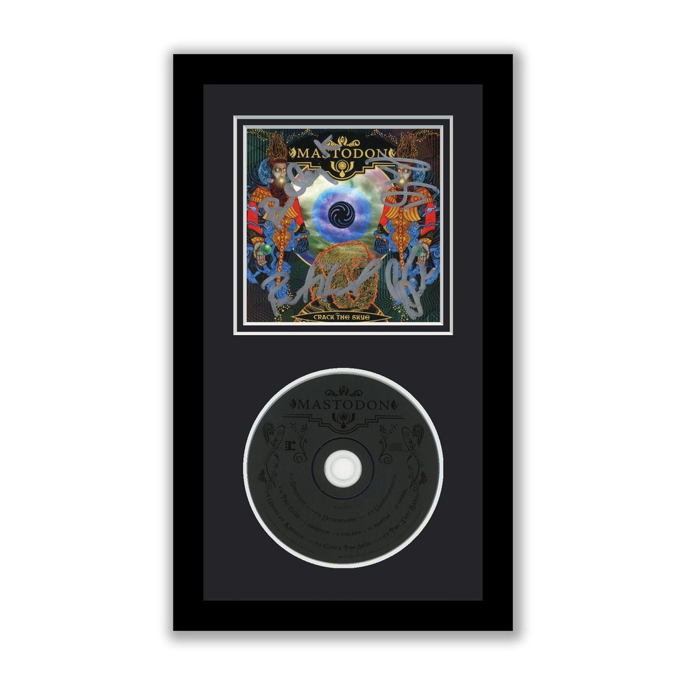 Mastodon Autographed Signed Framed CD Crack The Skye ACOA