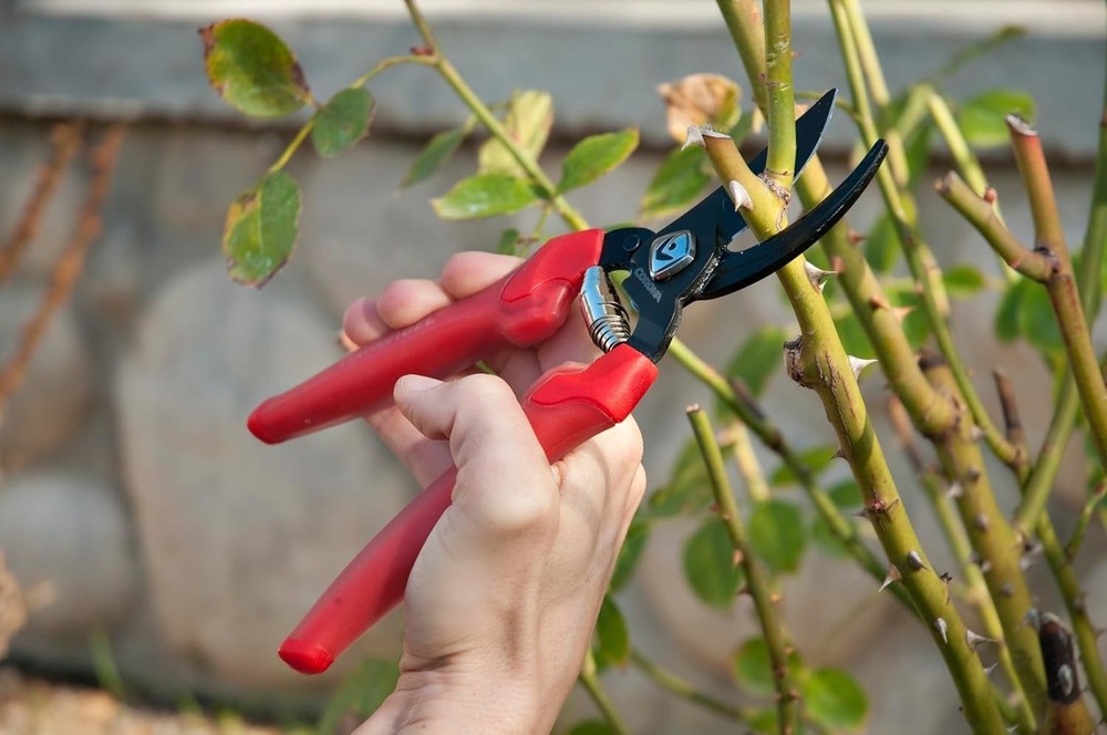 Versatile BP 3214D Hand Pruner - Ergonomic, Lightweight, and Sharp Bypass Blade