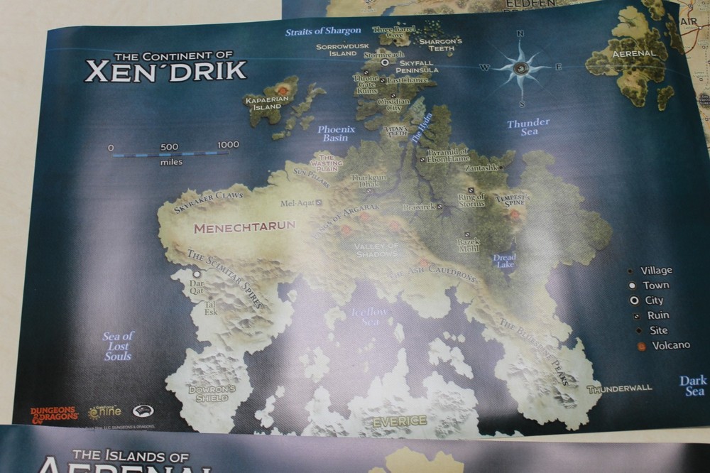 D&D Game Mat Eberron Map Set (28'x18' , 18'x12' , 18'x12)