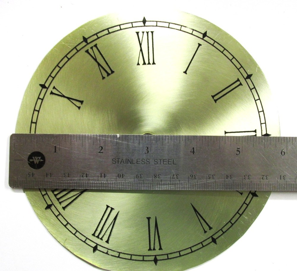 NEW REPLACEMENT ALUM. 5 1/2" CLOCK DIAL