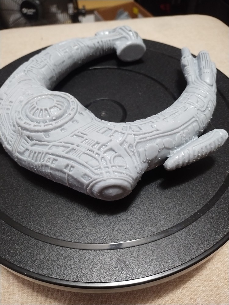 Alien Juggernaut ship 3D Resin Print Measures 7.5" X 8"