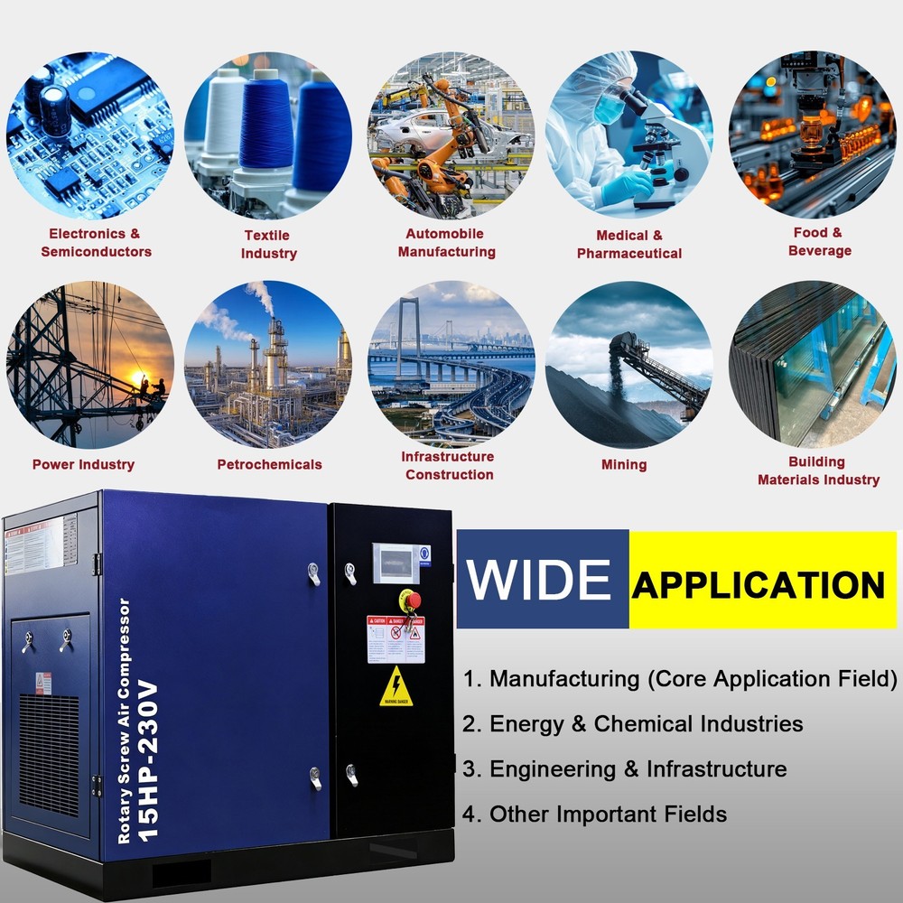 15HP Rotary Screw Air Compressor