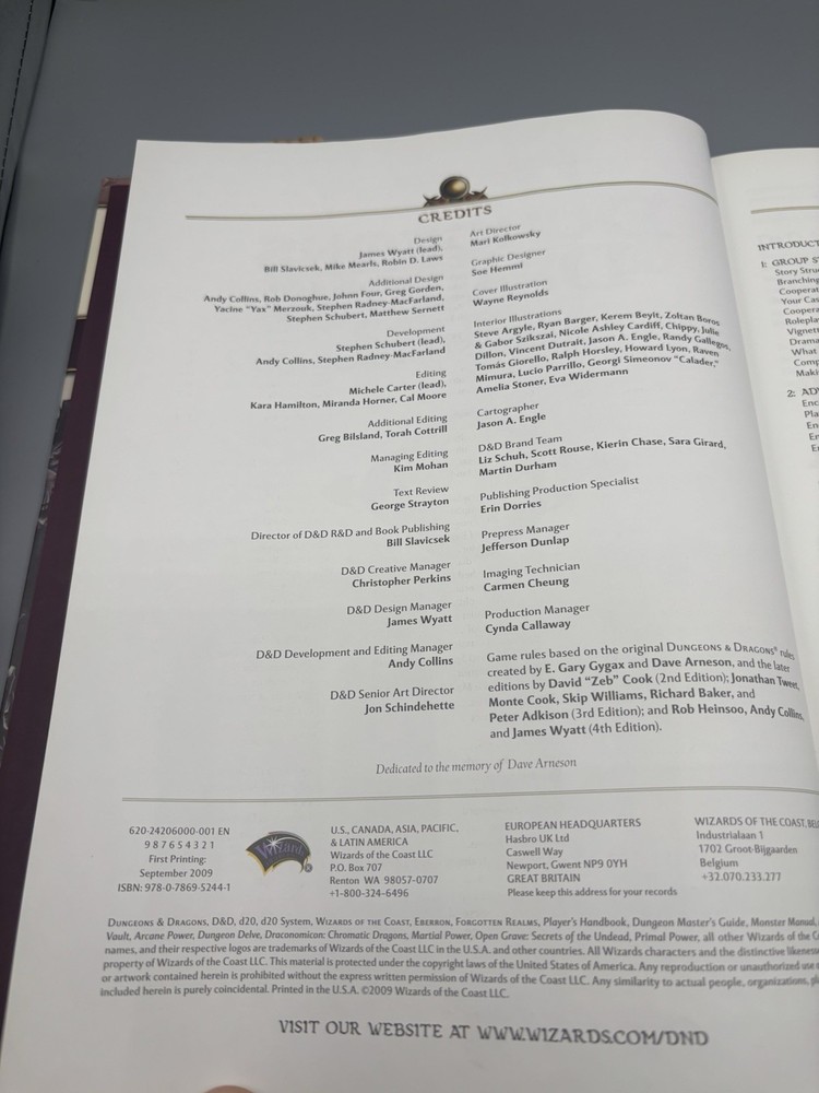 DUNGEONS & DRAGONS Dungeon Master's Guide 2 2009