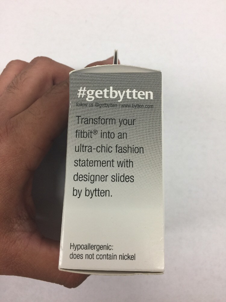 Bytten Designer Accessory For Use With Fitbit Charge & Fitbit HR, Gold-colored