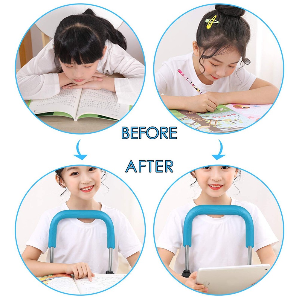 Linkidea Sitting Posture Corrector for Kids (Blue)