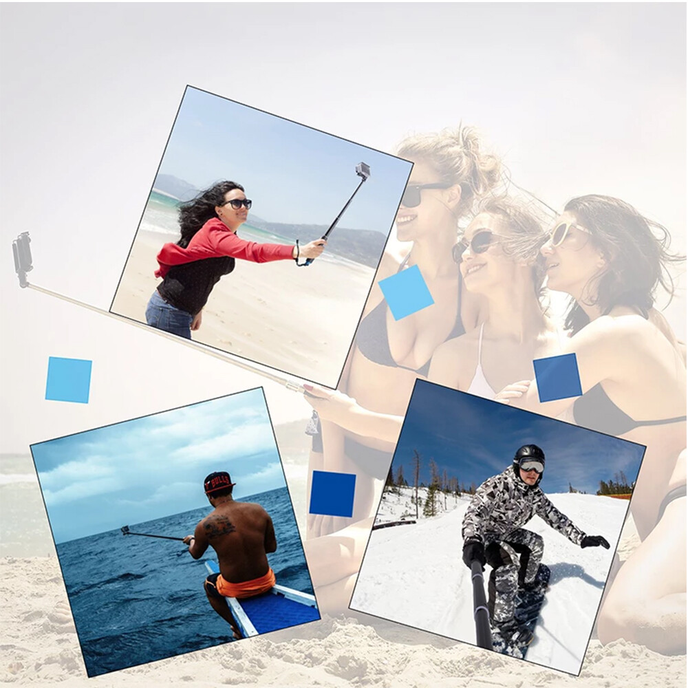 36" Selfie Stick Hand Grip Extension Pole for GoPro Hero 10 9 8 7 6 5 4 3+ 3 2 1