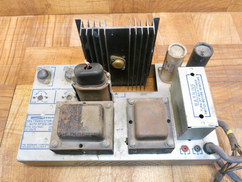 Seeburg AY160 Transistorized Auto-Speed Unit Type 33-1/3 TASU1 Code A Untested
