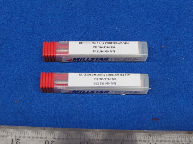 2 NEW MillStar EMS-20 Solid carbide End Mills                N-724