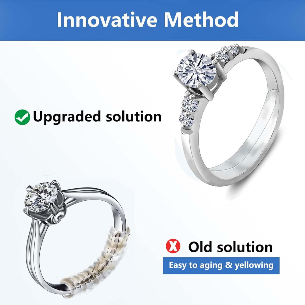 Innovative Ring Size Adjuster Adhesive with UV Light- Adjusts Any Ring Size, Eas