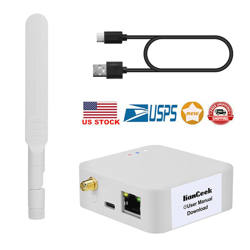HamGeek HMG-01 Plus POE White Universal ZigBee Gateway ZigBee Coordinator USA