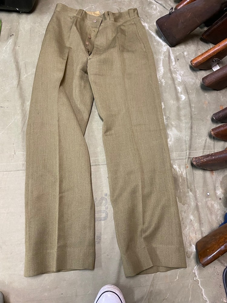 ORIGINAL WWII US ARMY OFFICER CLASS A  TROUSERS- XSMALL 30 WAIST