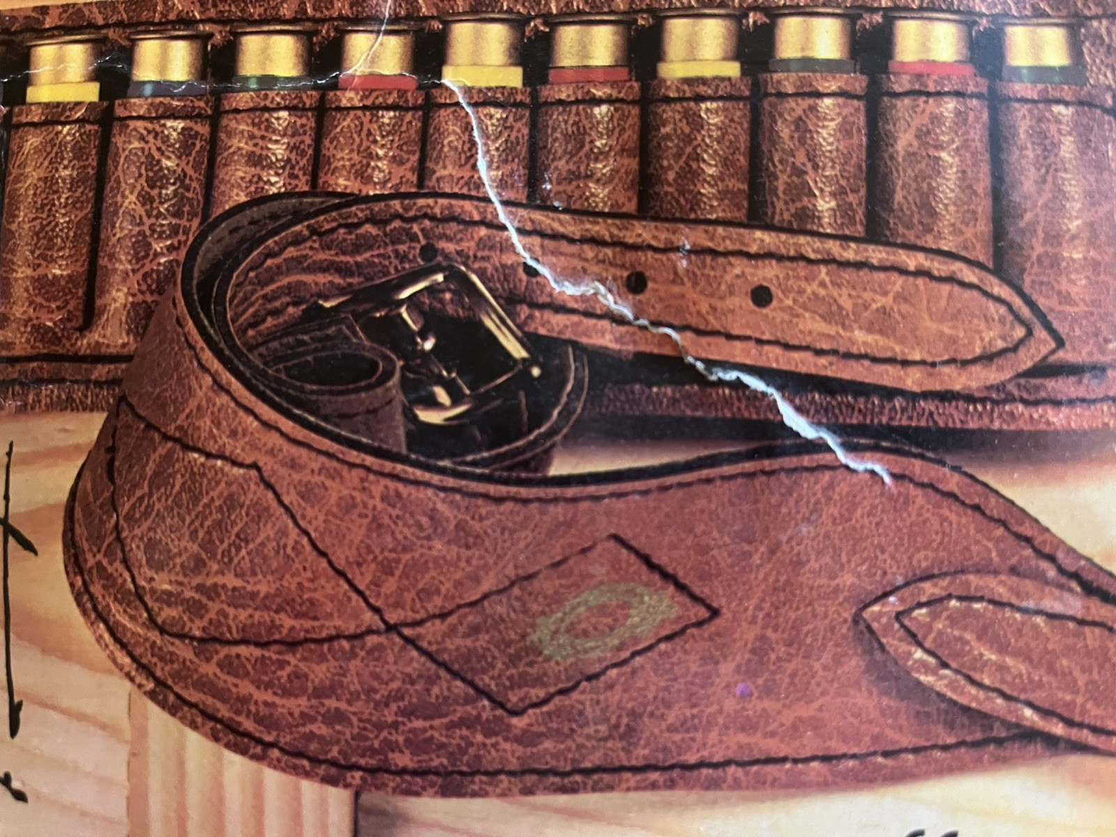 Vintage Edison Monte Carlo Doppietta Shot Gun Shell Belt Original Box Made Italy