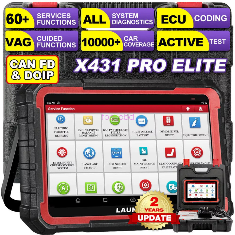 2026 LAUNCH X431 Pro Elite V+ Bidirectional Car Diagnostic Scanner Coding Tool