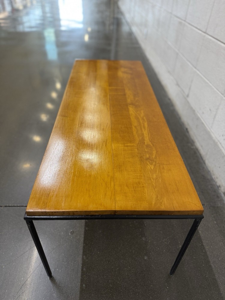 Paul McCobb Planner Group Birch and Iron Coffee Table or Bench, MCM
