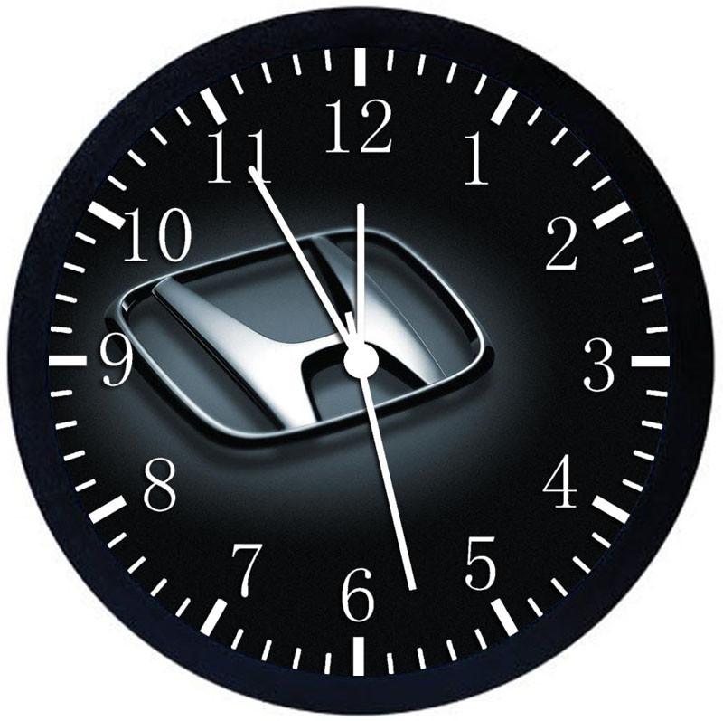 Honda Black Frame Wall Clock W439