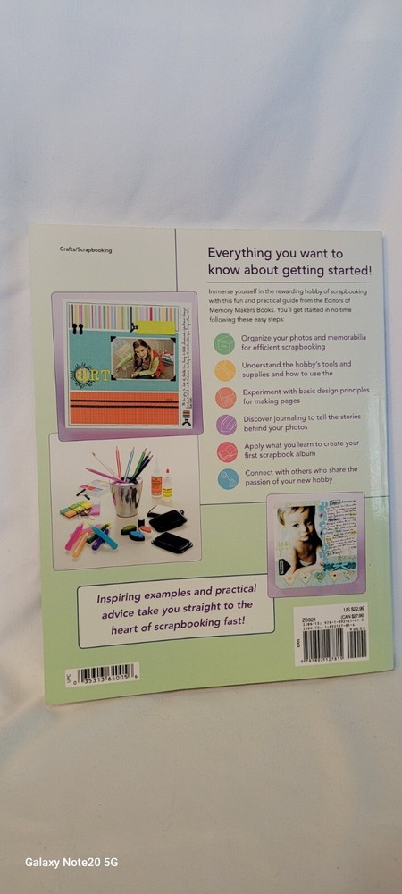 Scrapbook Fundamentals - getting Started - Photo Crafts Memory Makers Book