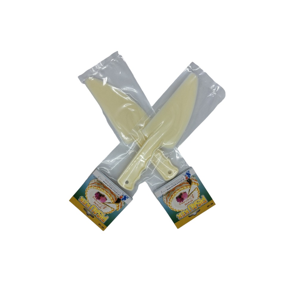 2 Pcs Plastic Kitchen knife Chef Cake