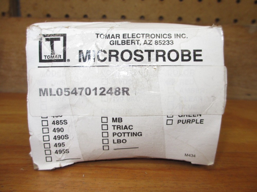 Tomar Electronics 470S-1280 *NEW* Red Flashing Light Microstrobe Signal