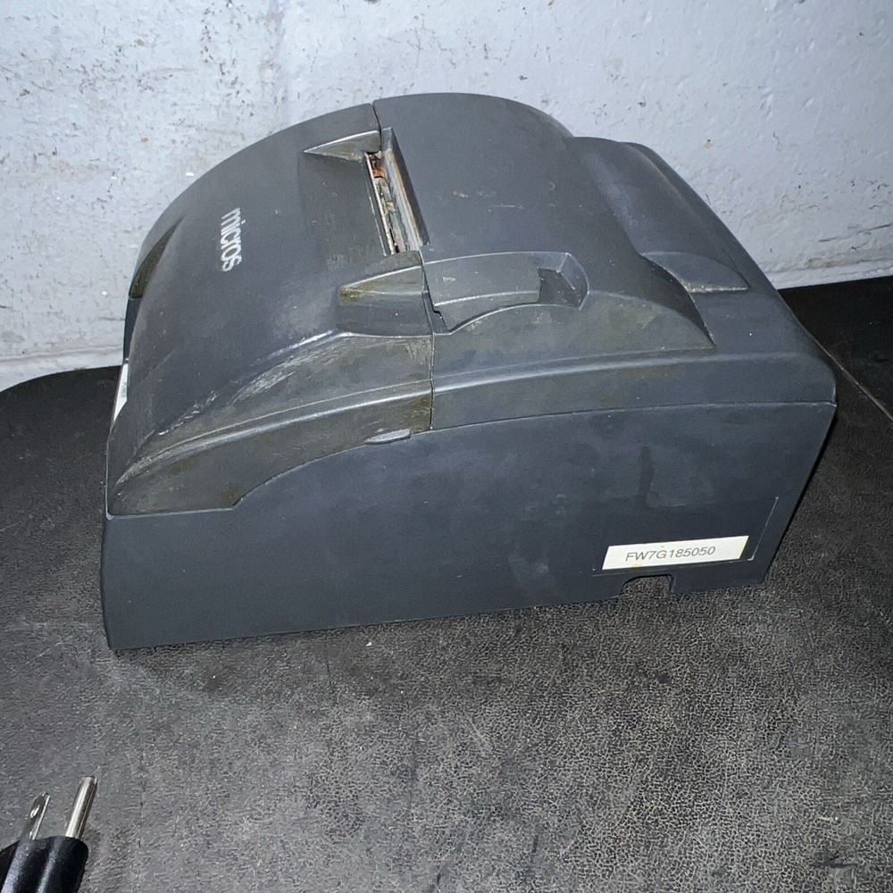 MICROS EPSON TM-U220B M188B Dot Matrix POS Receipt Printer Ethernet w power sup
