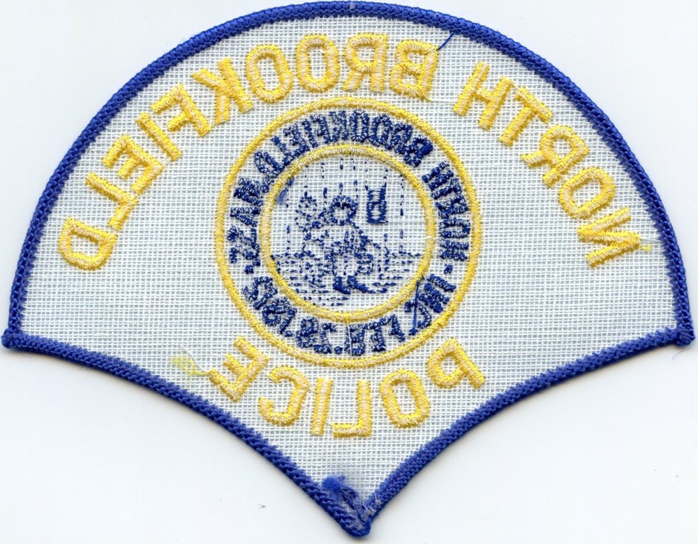 NORTH BROOKFIELD MASSACHUSETTS POLICE PATCH