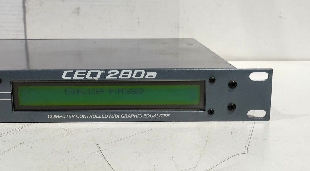 Peavey CEQ 280A Architectural Acoustics PC Controlled MIDI Graphic Equalizer