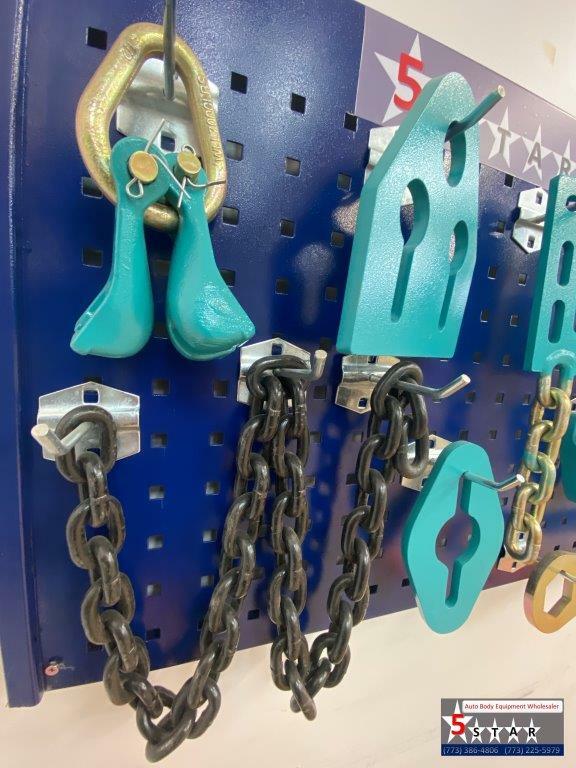 SET#40 - 13 PIECE SET HEAVY DUTY AUTO BODY FRAME MACHINE PULLING TOOLS CLAMPS